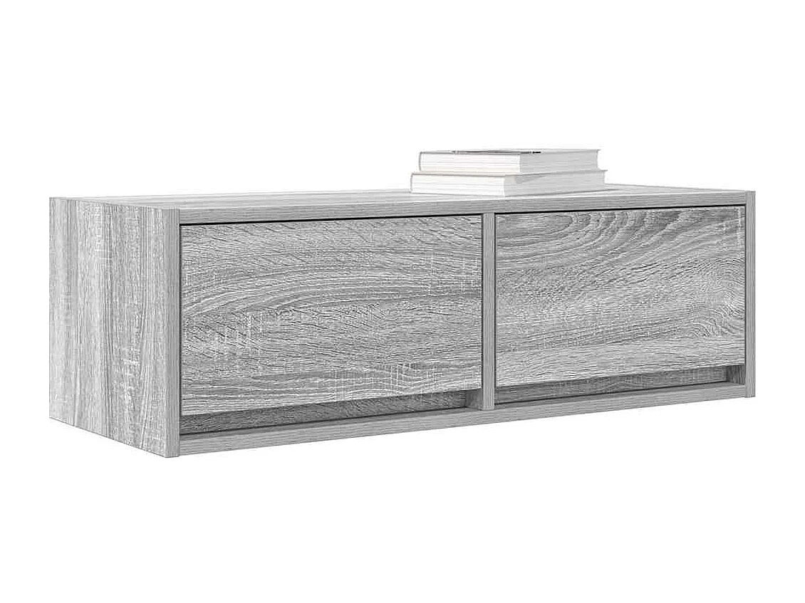 Meubles TV 2 pièces sonoma gris 80x31x25,5 cm bois d'ingénierie