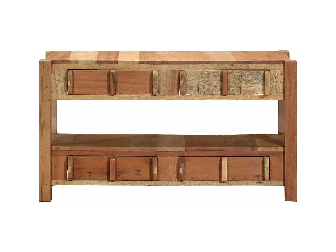 Meuble TV Marron 83 x 33 x 46 cm Bois massif de récupération