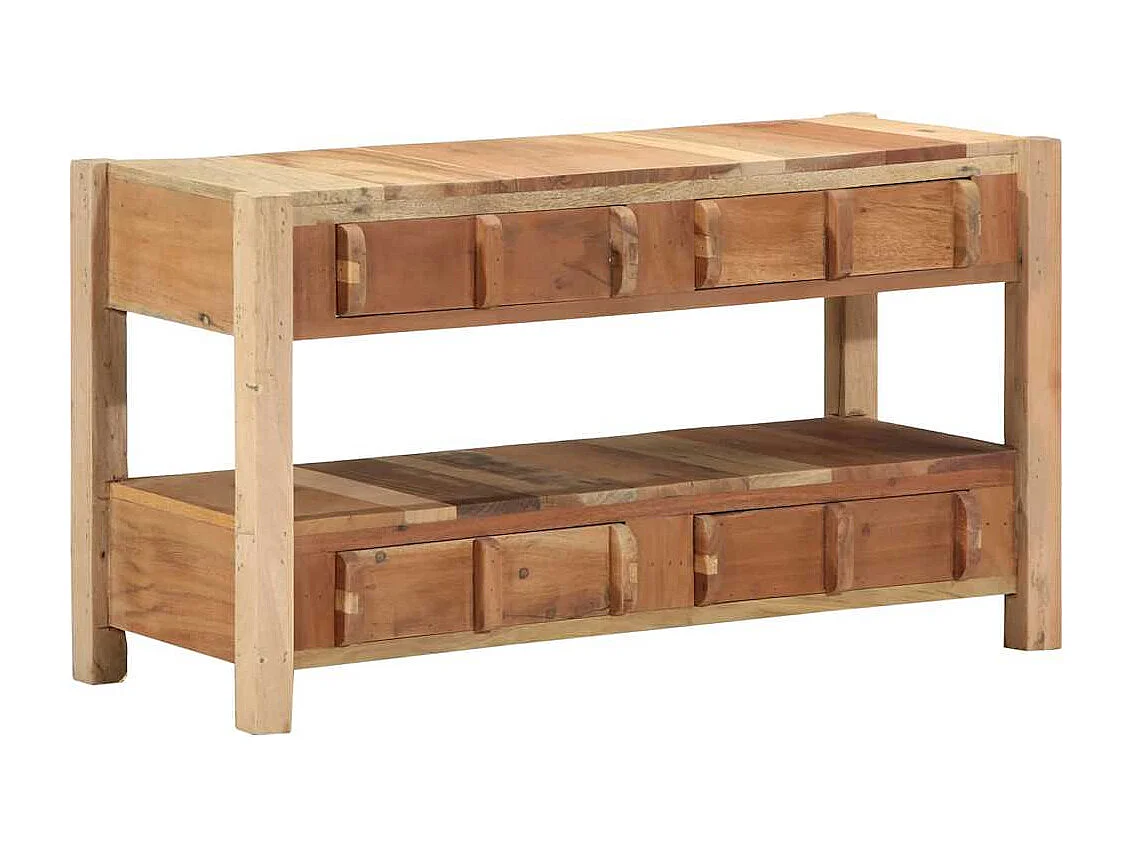 Meuble TV Marron 83 x 33 x 46 cm Bois massif de récupération