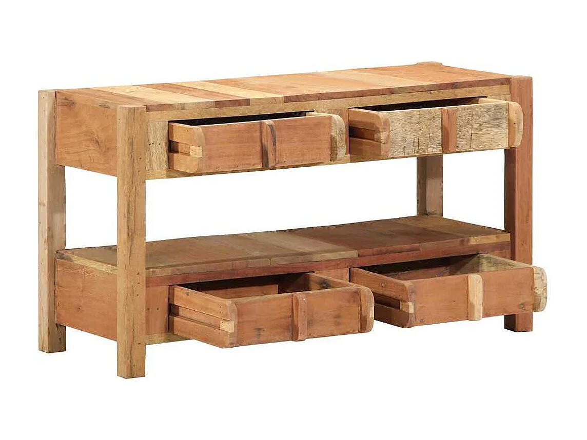 Meuble TV Marron 83 x 33 x 46 cm Bois massif de récupération
