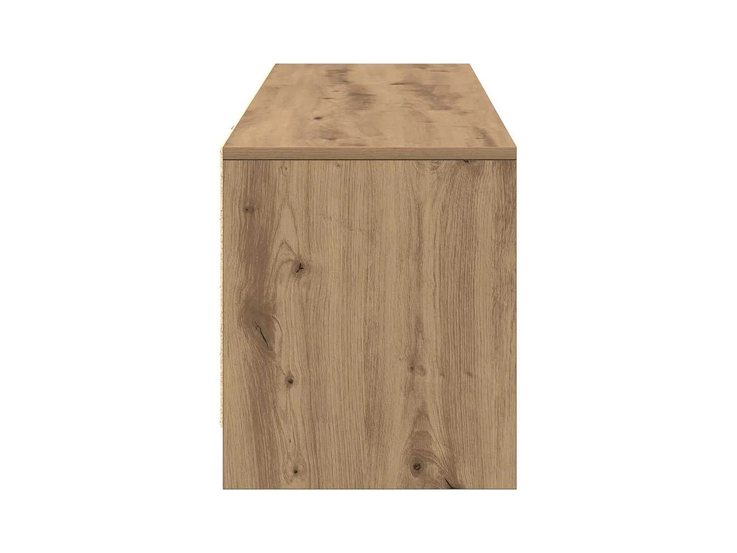 Meuble TV chêne artisanal 140 x 34 x 40 cm Bois d'ingénierie