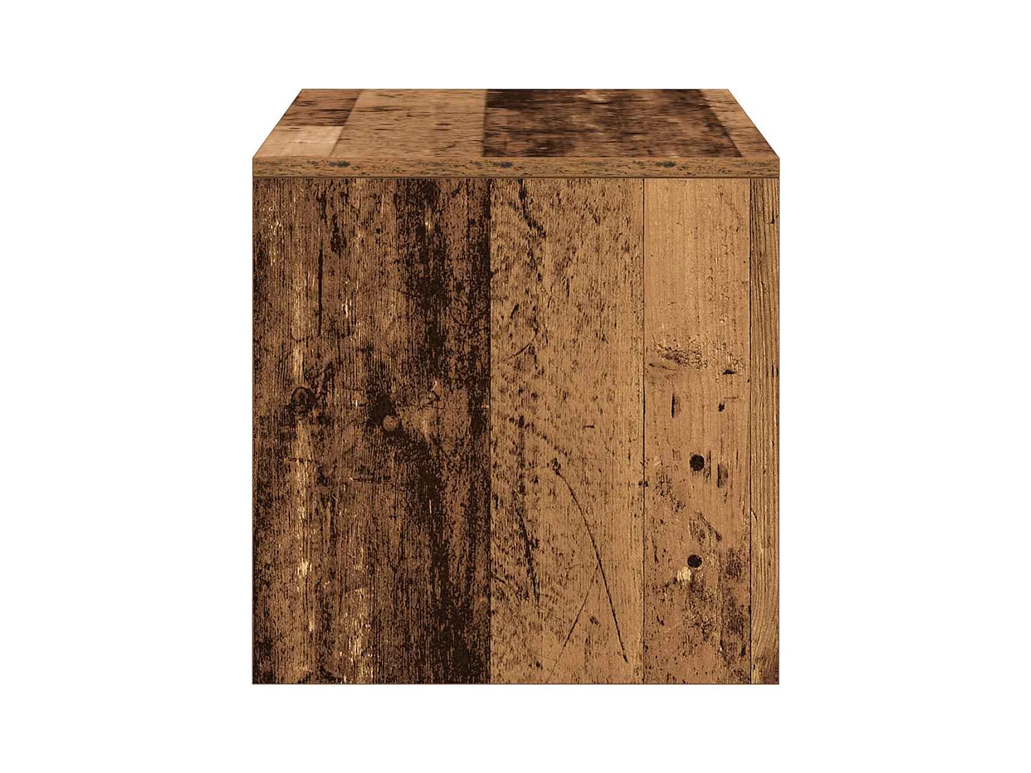 Meuble TV vieux bois 100x40x40 cm bois d'ingénierie