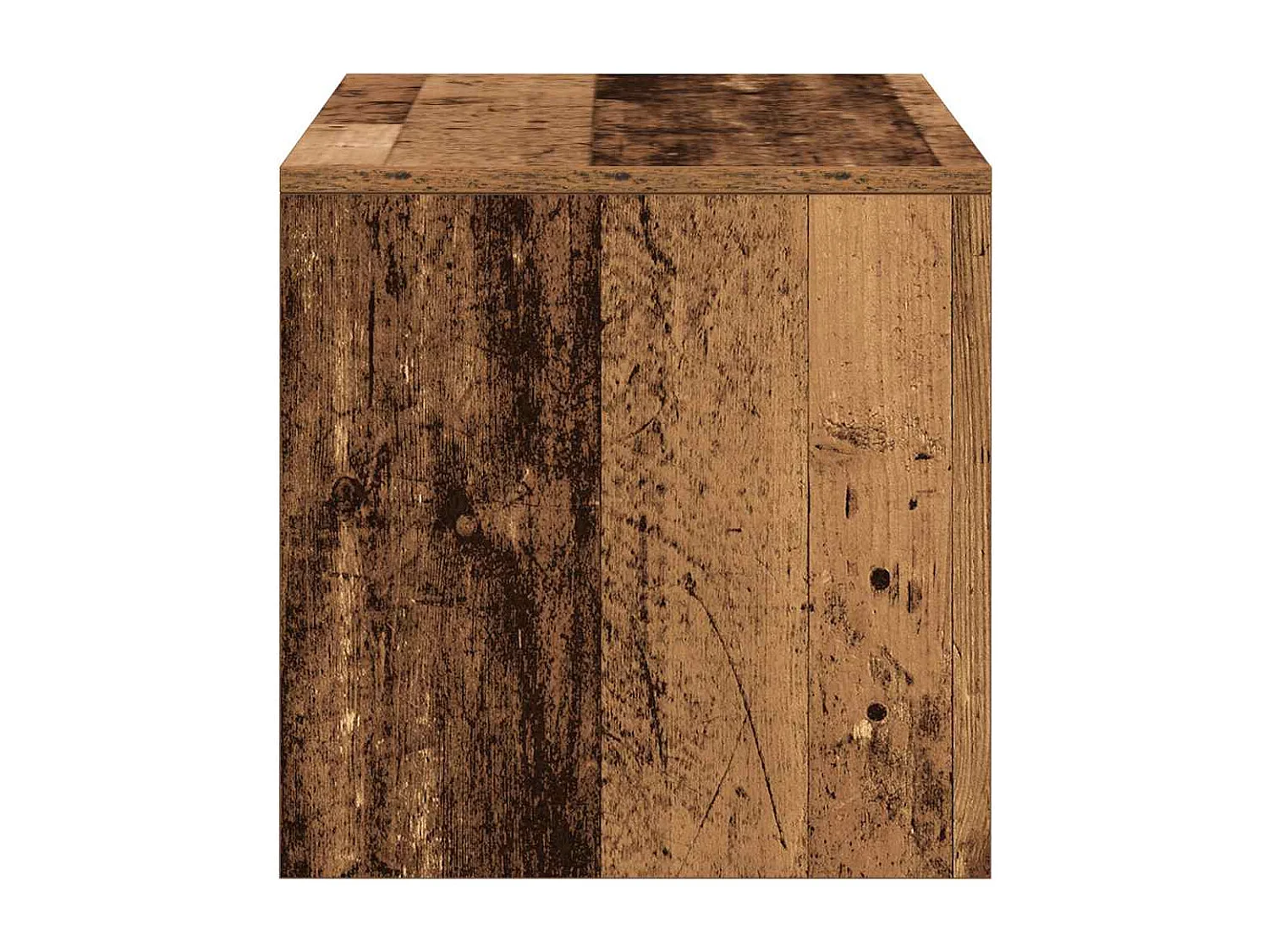 Meuble TV vieux bois 100x40x40 cm bois d'ingénierie