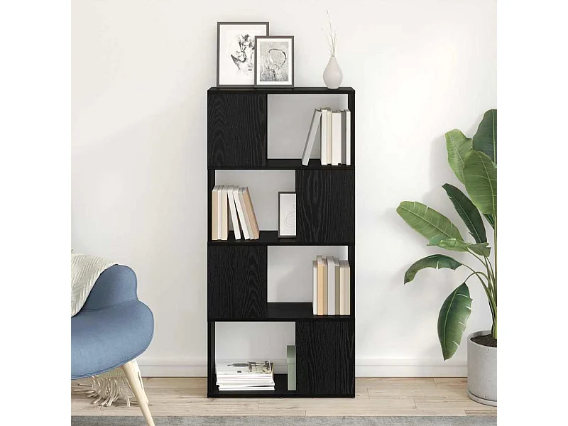 Meuble TV Noir 60 x 24 x 124 cm