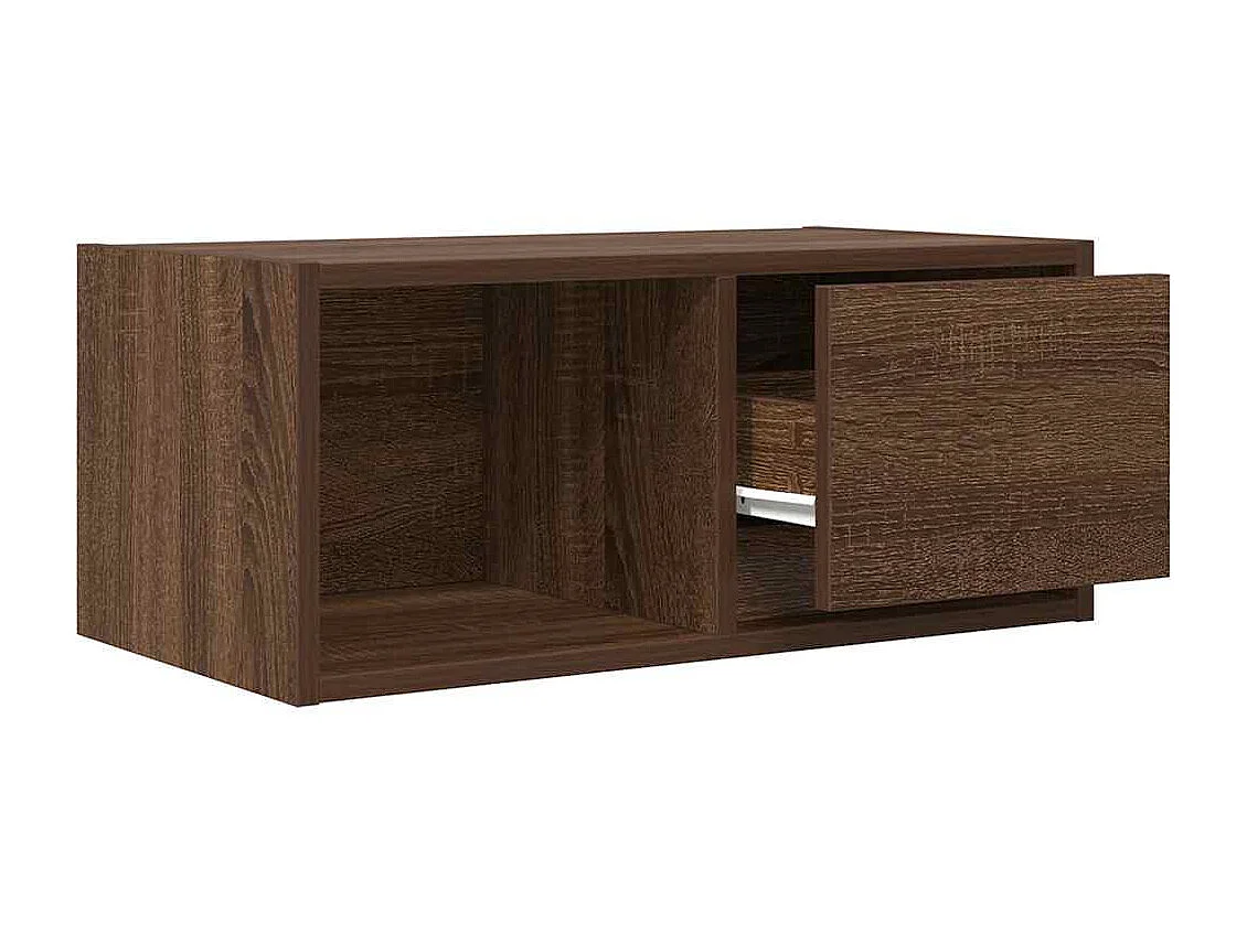 Móveis de TV 2peças 60x31x25,5cm deriv. madeira carvalho castanho