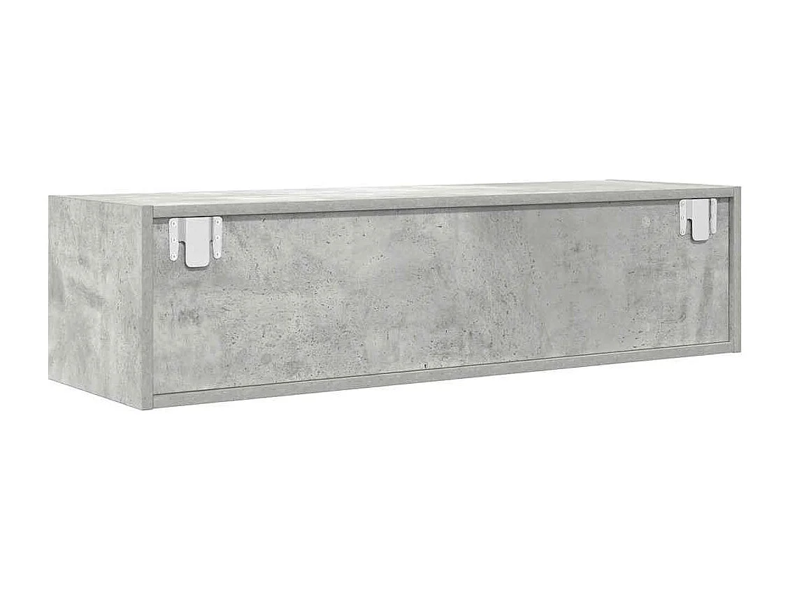 Meubles TV 2 pièces gris béton 100x31x25,5 cm bois d'ingénierie