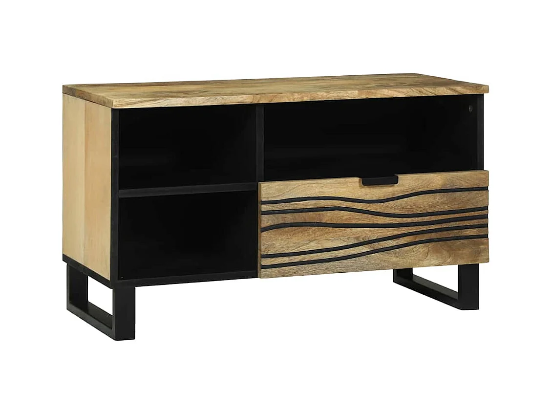 Meuble TV pour médias Marron 80 x 33.5 x 46 cm