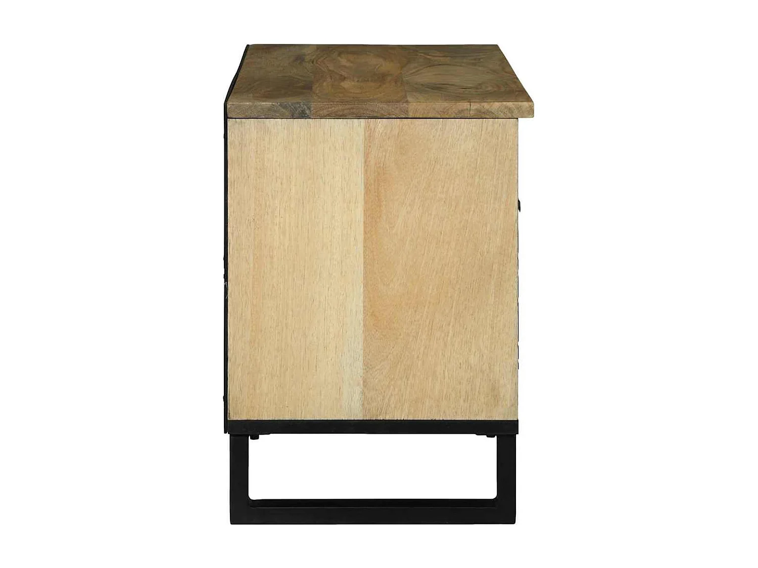 Meuble TV pour médias Marron 80 x 33.5 x 46 cm