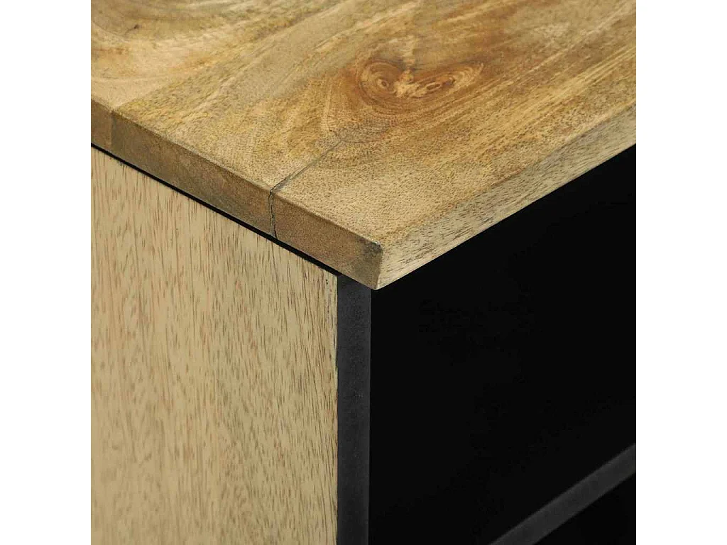 Meuble TV pour médias Marron 80 x 33.5 x 46 cm