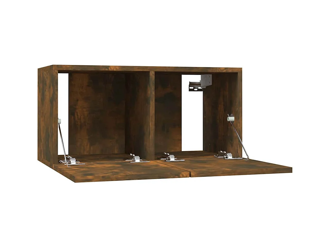 Meuble TV 3 pièces Marron 60 x 30 x 30 cm Bois d'ingénierie