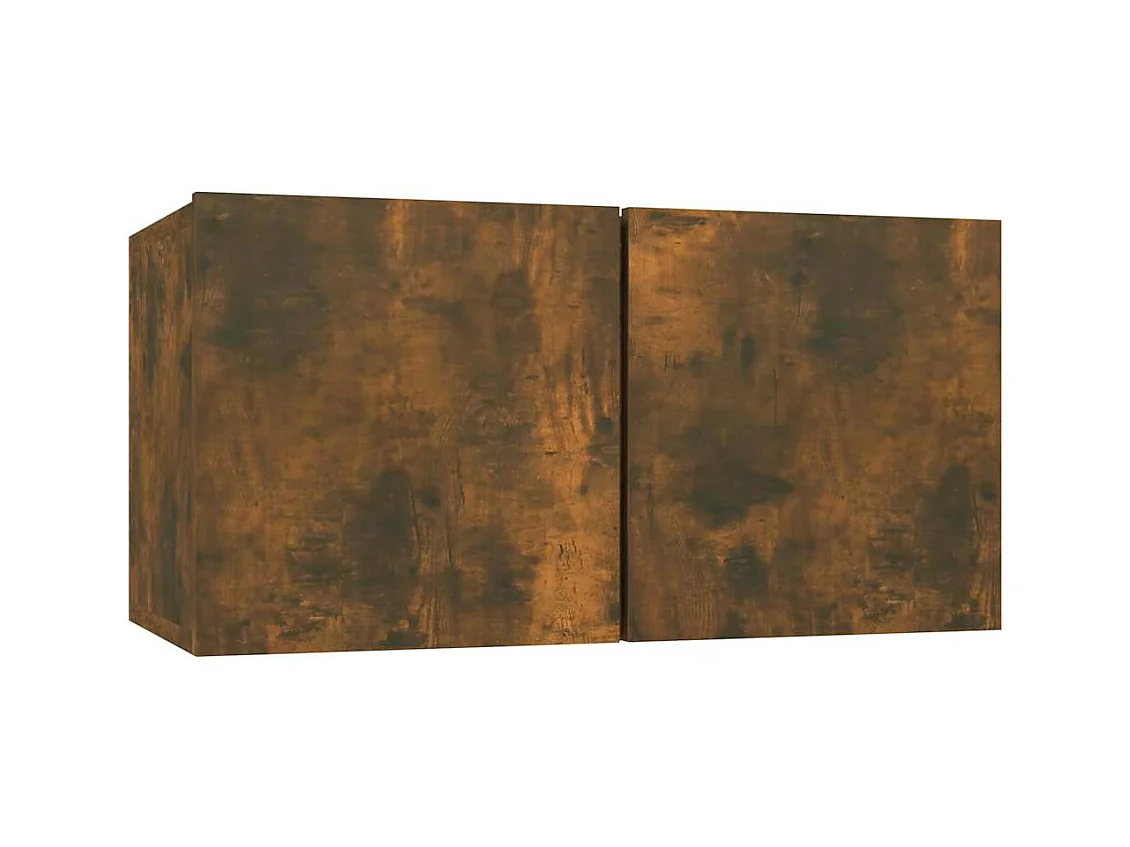 Meuble TV 3 pièces Marron 60 x 30 x 30 cm Bois d'ingénierie