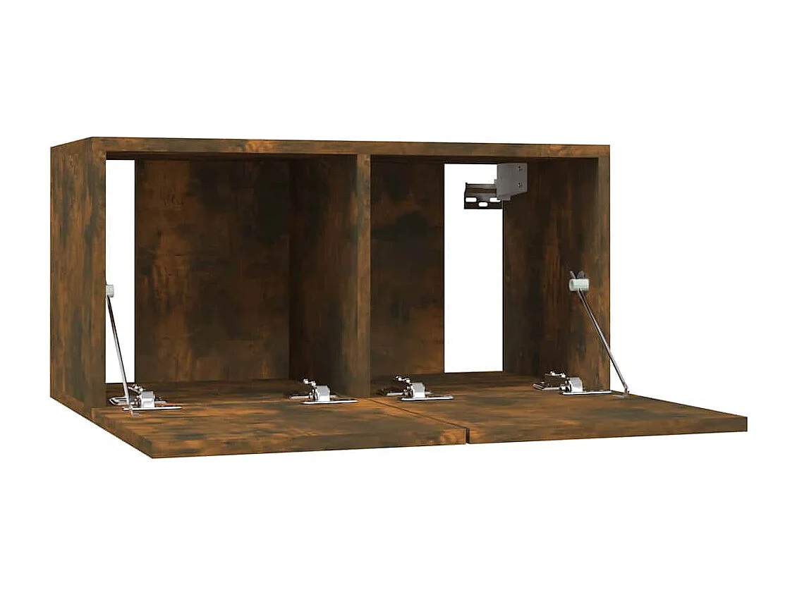 Meuble TV 3 pièces Marron 60 x 30 x 30 cm Bois d'ingénierie