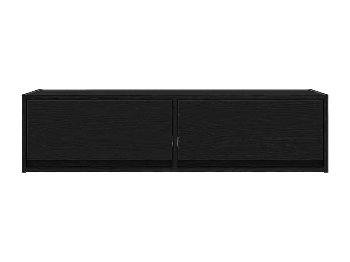 Meuble TV Chêne noir 100 x 31 x 25.5 cm Bois d'ingénierie