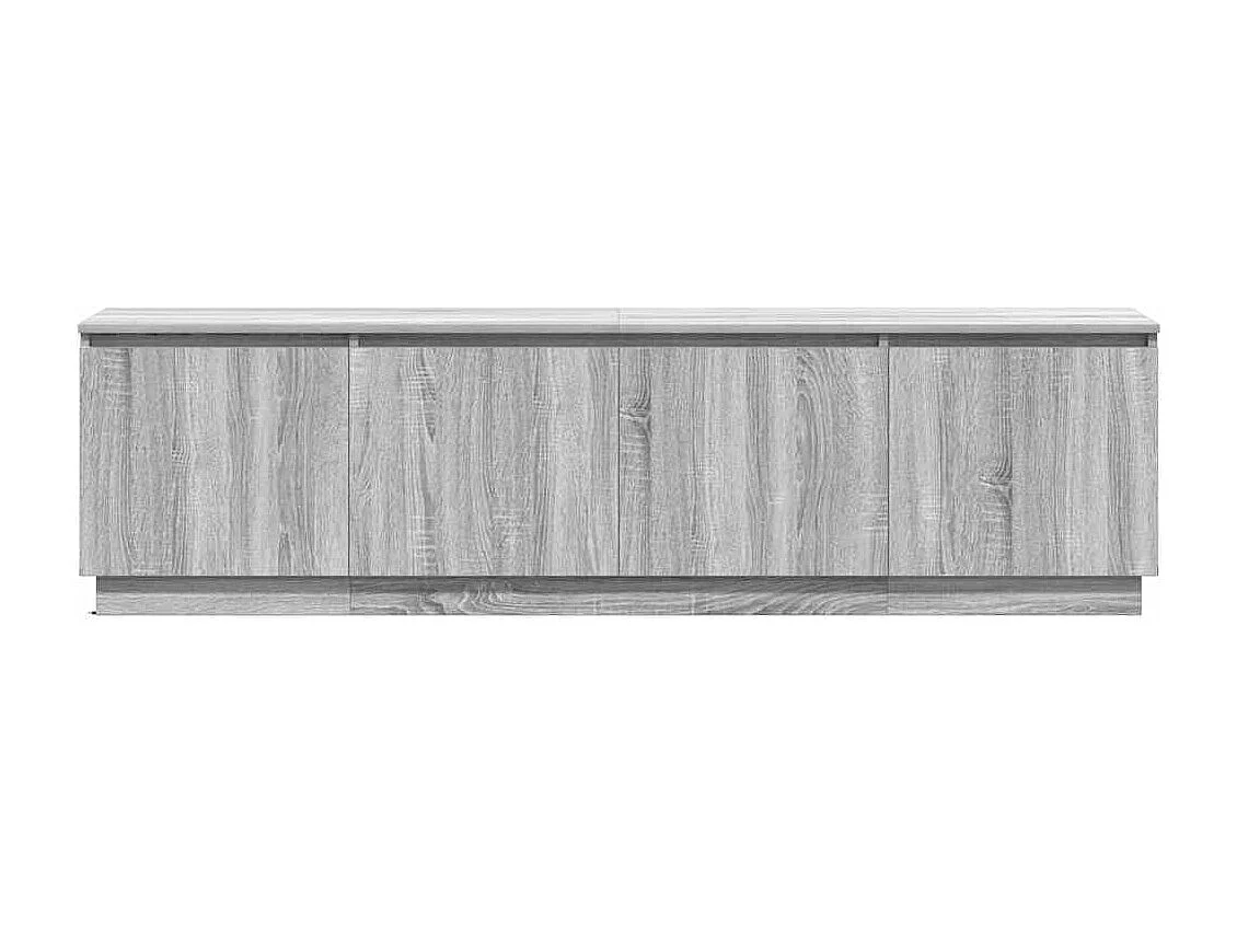 Meuble TV avec LED Sonoma gris 180 x 38 x 49 cm