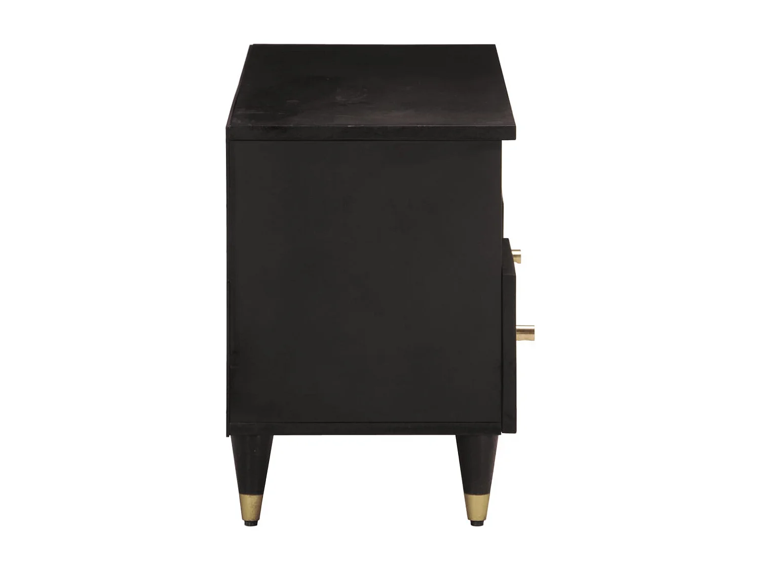 Meuble TV 100x33x46 cm bois massif de manguier