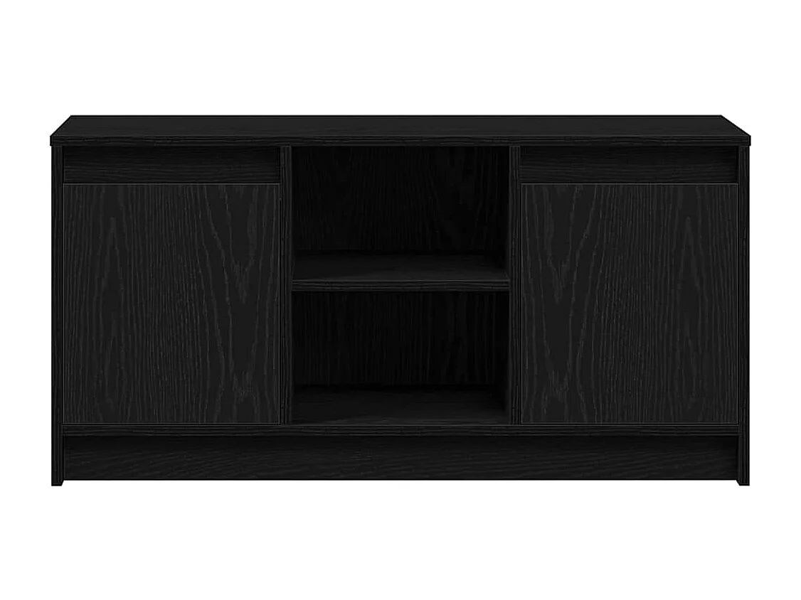 Meuble TV Noir 100 x 34 x 50 cm Bois d'ingénierie