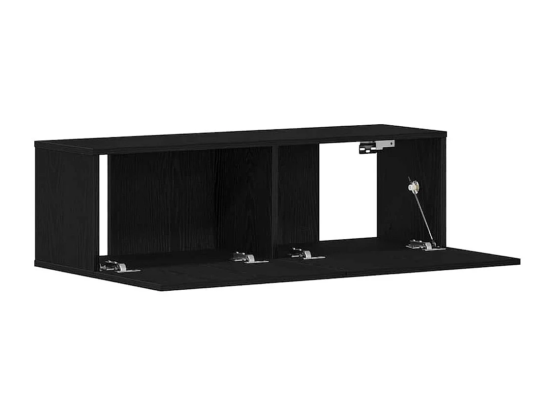 Meubles TV Chêne noir 100 x 30 x 30 cm Bois d'ingénierie