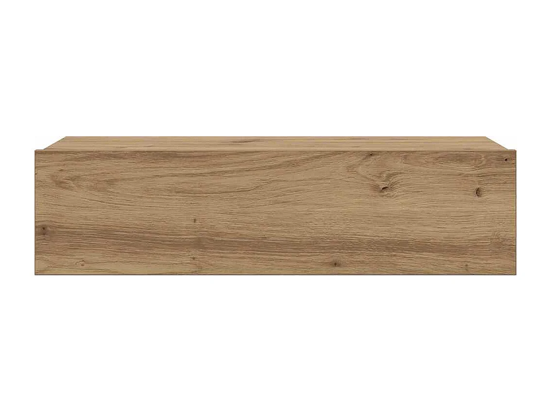 Meuble TV avec éclairages LED chêne artisanal 60x35x15,5 cm