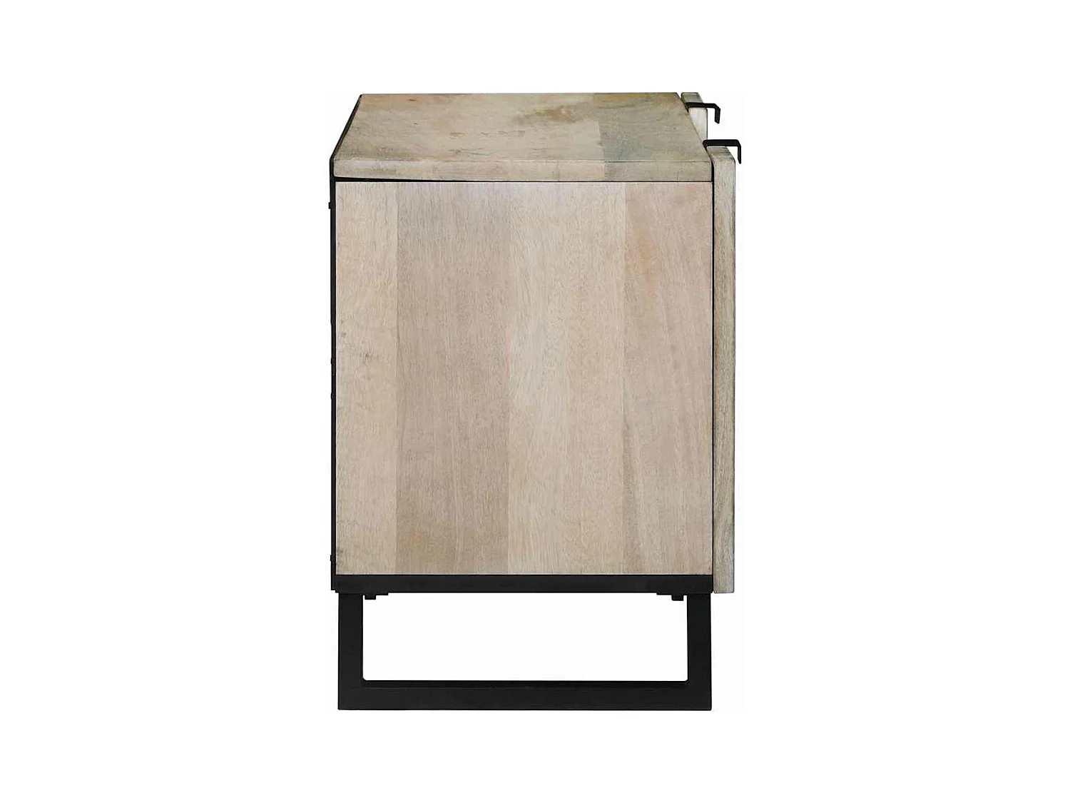 Meubles et étagères de rangement pour médias Blanc et Noir