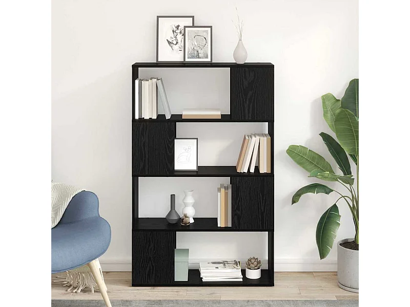 Meuble TV Noir 80 x 24 x 124 cm