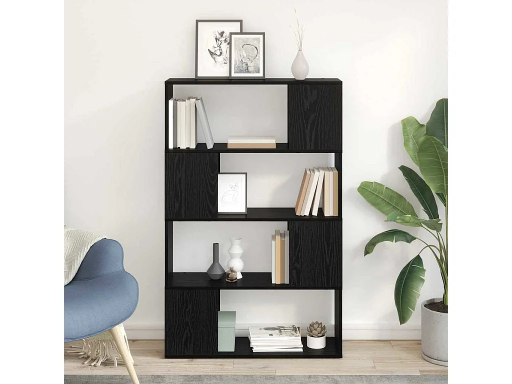 Meuble TV Noir 80 x 24 x 124 cm