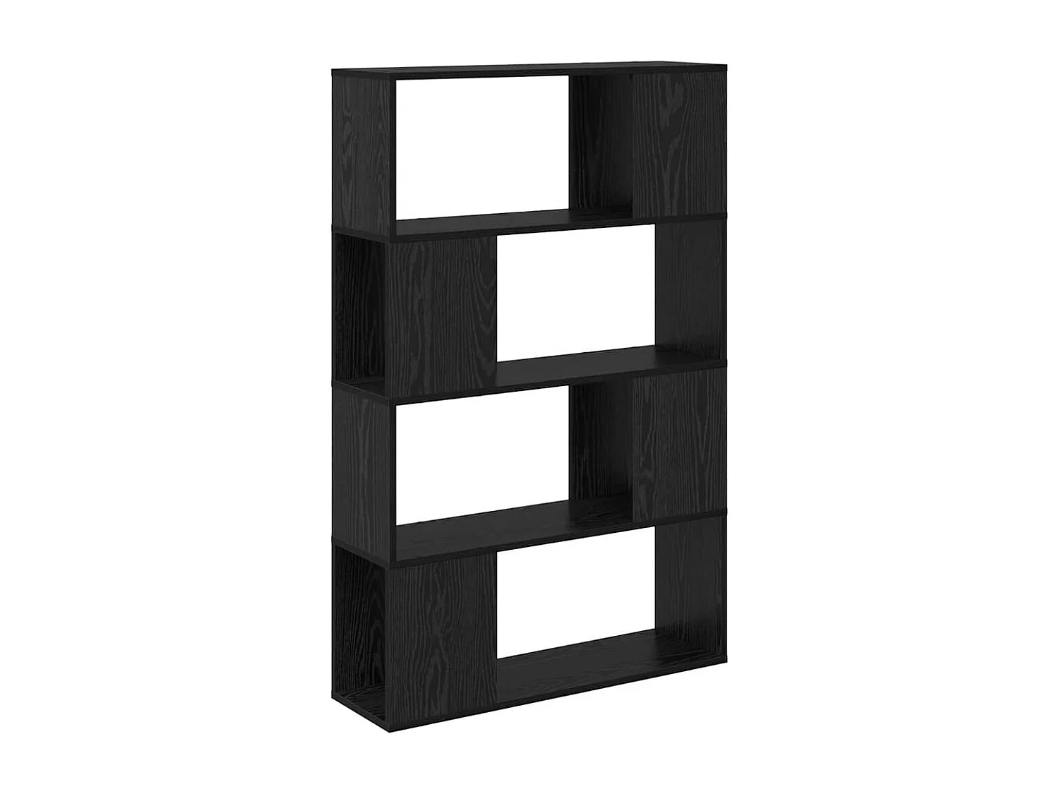 Meuble TV Noir 80 x 24 x 124 cm