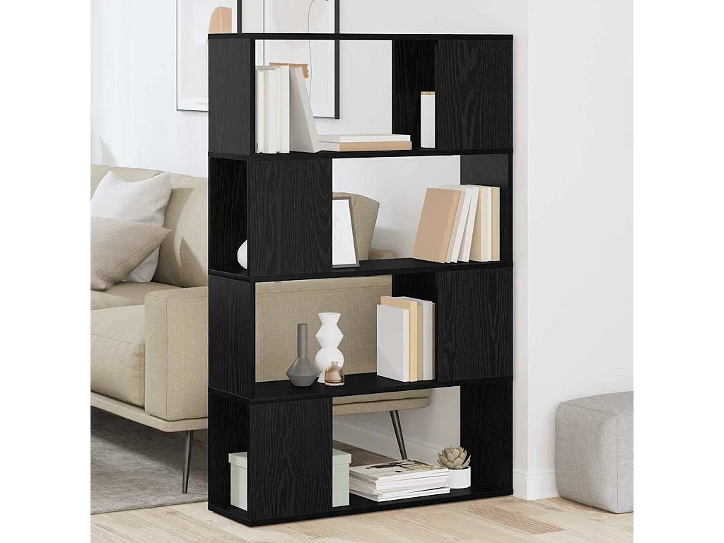 Meuble TV Noir 80 x 24 x 124 cm