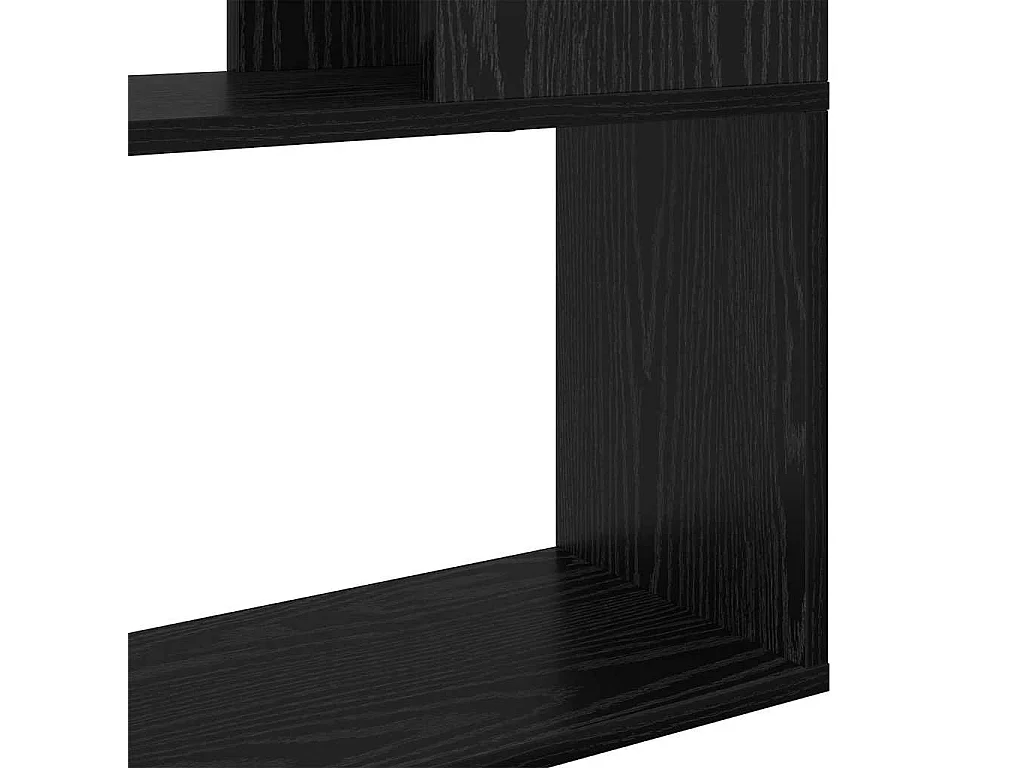 Meuble TV Noir 80 x 24 x 124 cm