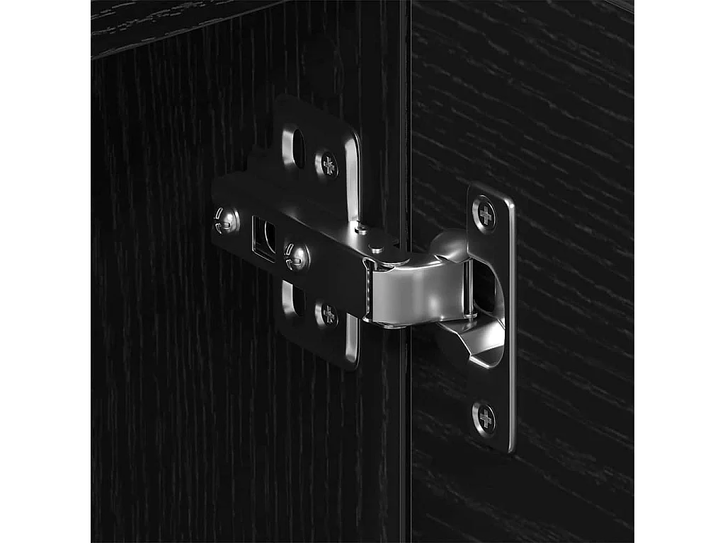 Meuble TV Chêne noir 150 x 30 x 50 cm Bois d'ingénierie