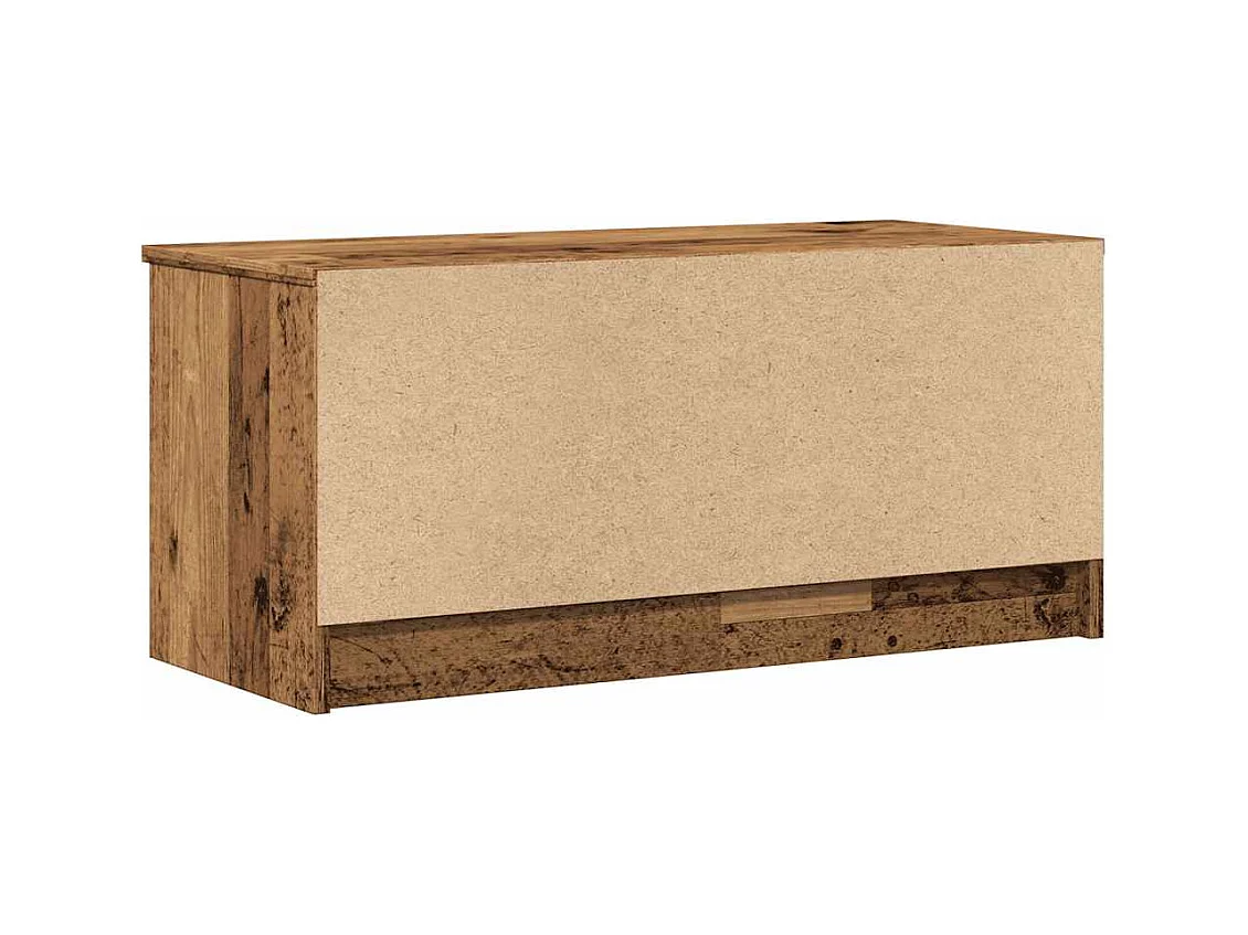 Meuble TV vieux bois 80x35x36,5 cm bois d'ingénierie
