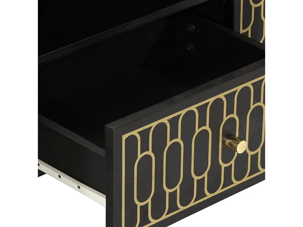 Meuble TV 105x33x46 cm Bois massif de manguier