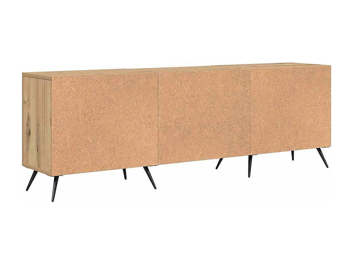 Meuble TV chêne artisanal 150 x 30 x 50 cm Bois d'ingénierie