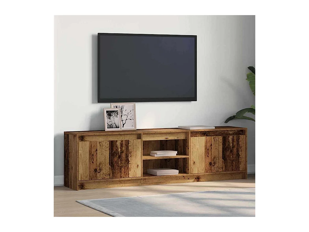 Meuble TV Marron 180 x 34 x 50 cm Bois d'ingénierie