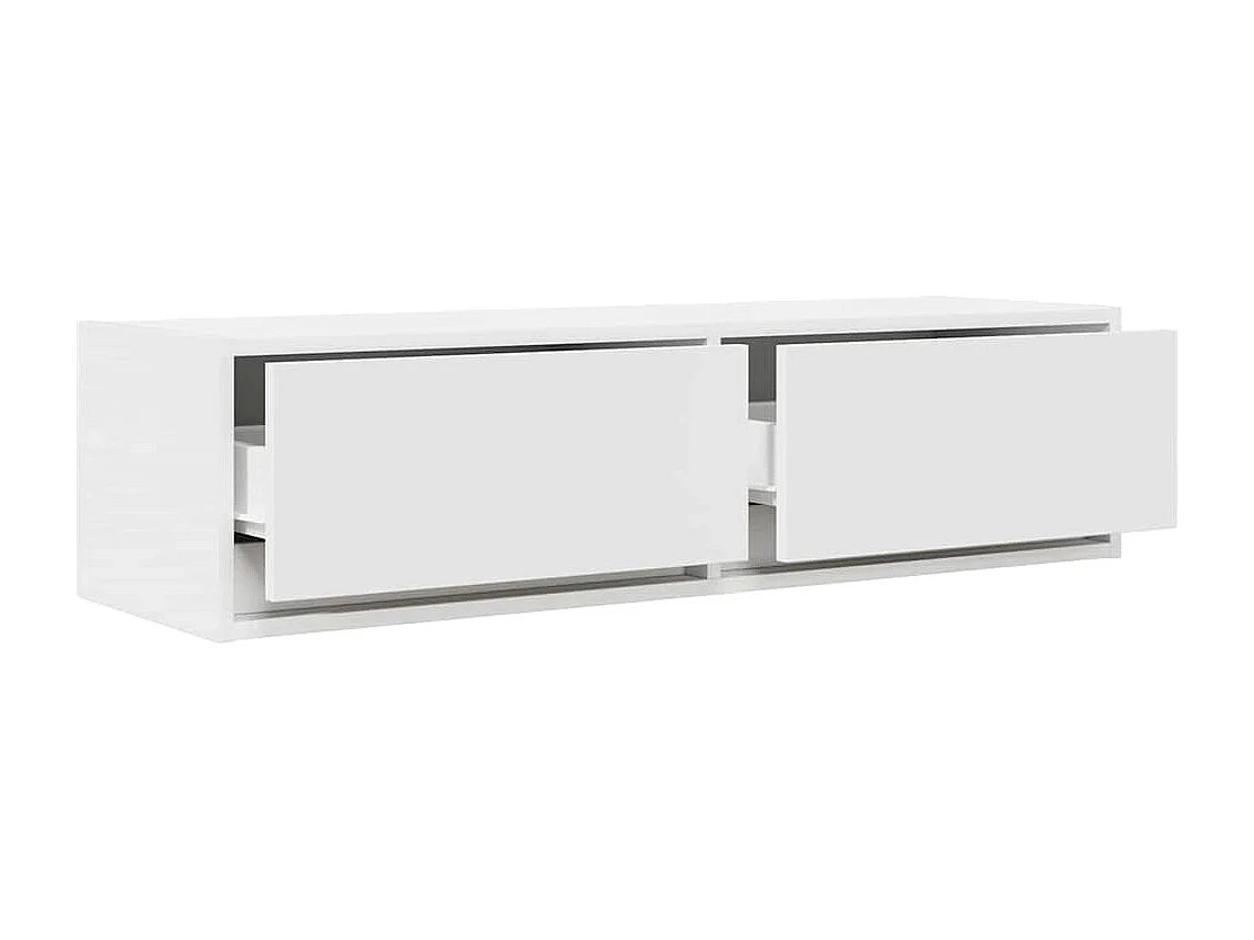 Meuble TV Blanc 100 x 31 x 25.5 cm Bois d'ingénierie