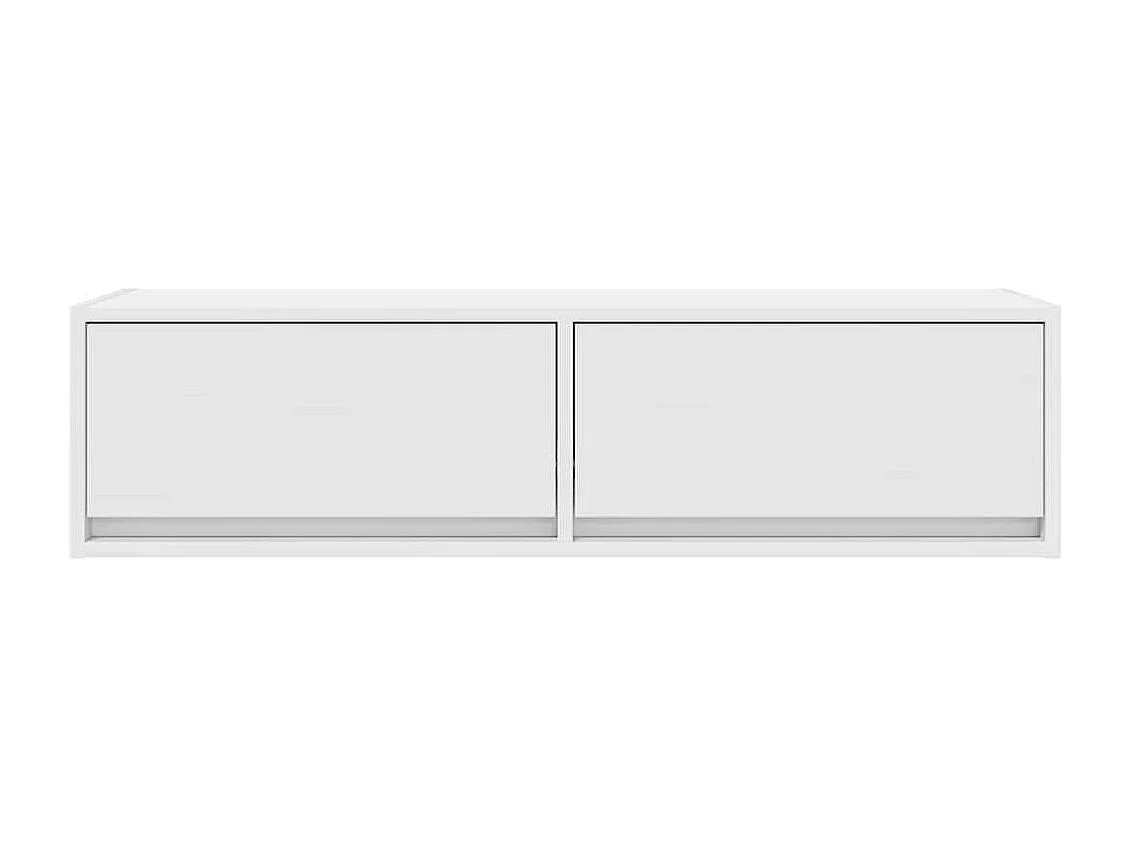 Meuble TV Blanc 100 x 31 x 25.5 cm Bois d'ingénierie