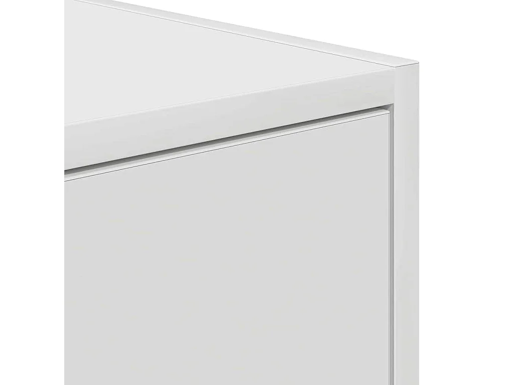 Meuble TV Blanc 100 x 31 x 25.5 cm Bois d'ingénierie