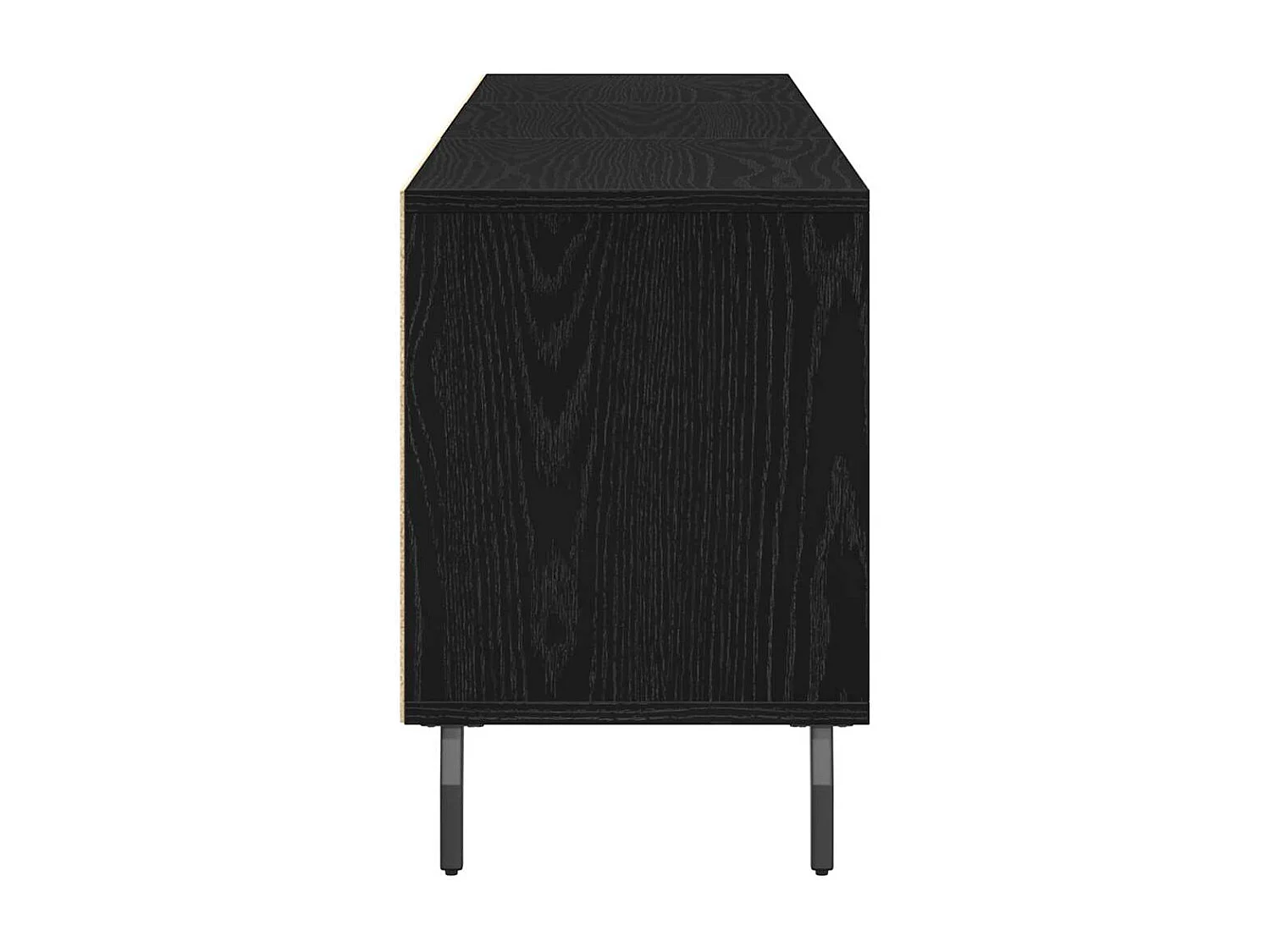 Meuble TV Chêne noir 150 x 30 x 44.5 cm Bois d'ingénierie