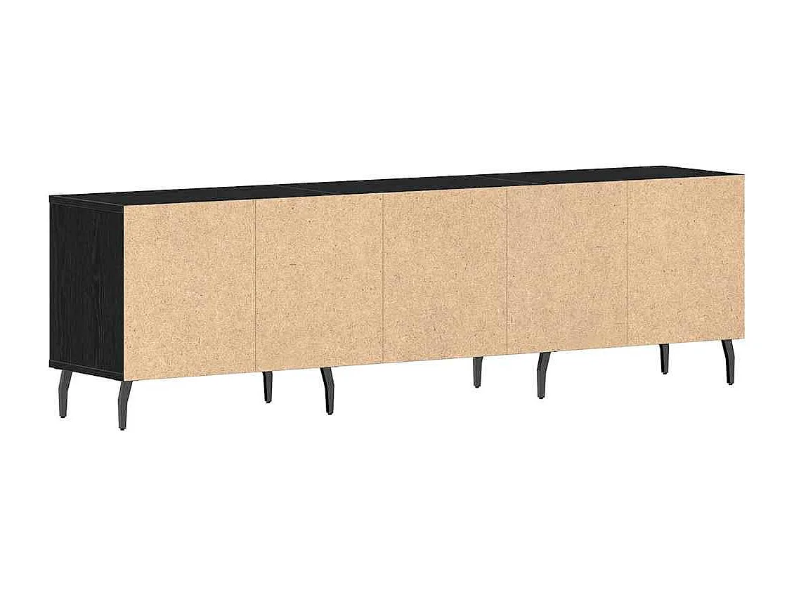 Meuble TV Chêne noir 150 x 30 x 44.5 cm Bois d'ingénierie