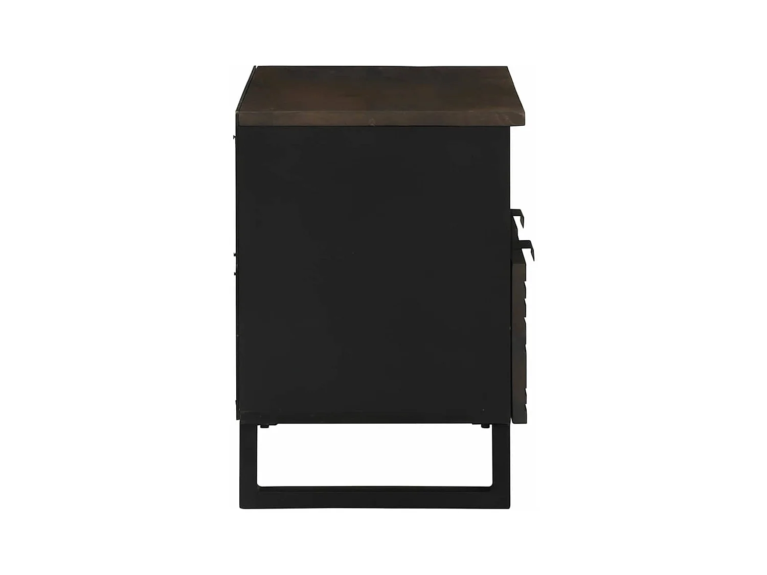 Meuble TV Marron 70 x 33 x 46 cm bois de manguier massif