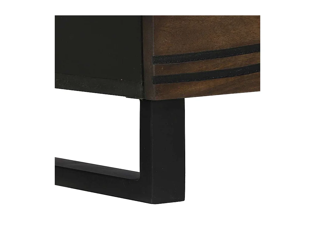 Meuble TV Marron 70 x 33 x 46 cm bois de manguier massif