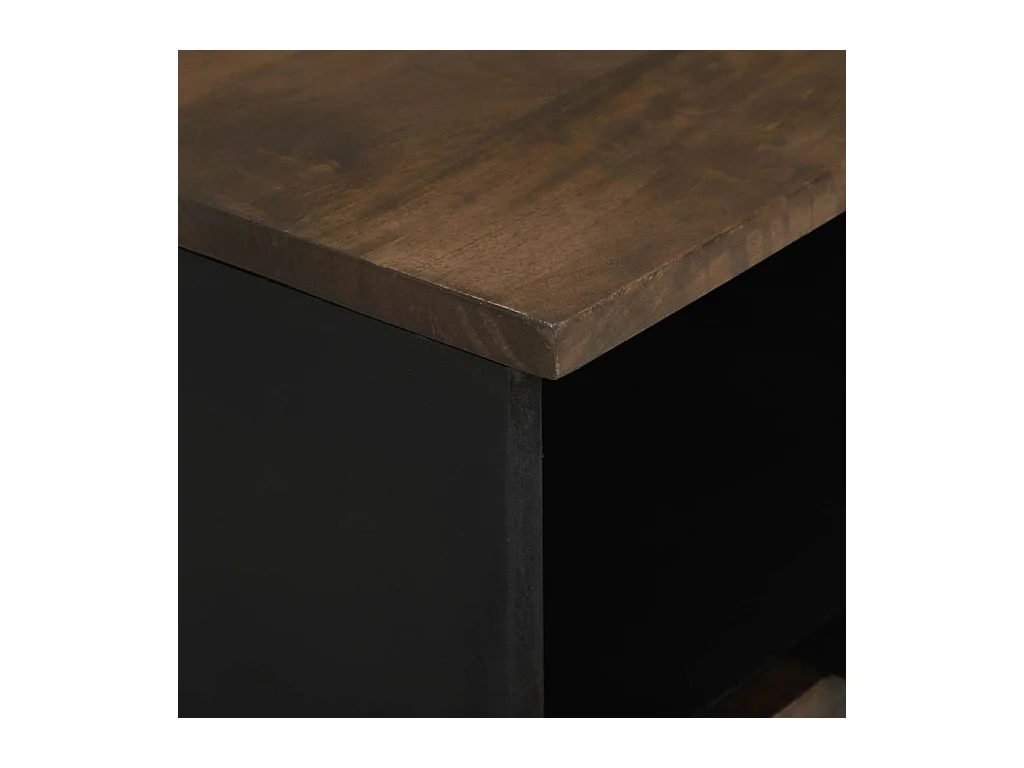 Meuble TV Marron 70 x 33 x 46 cm bois de manguier massif