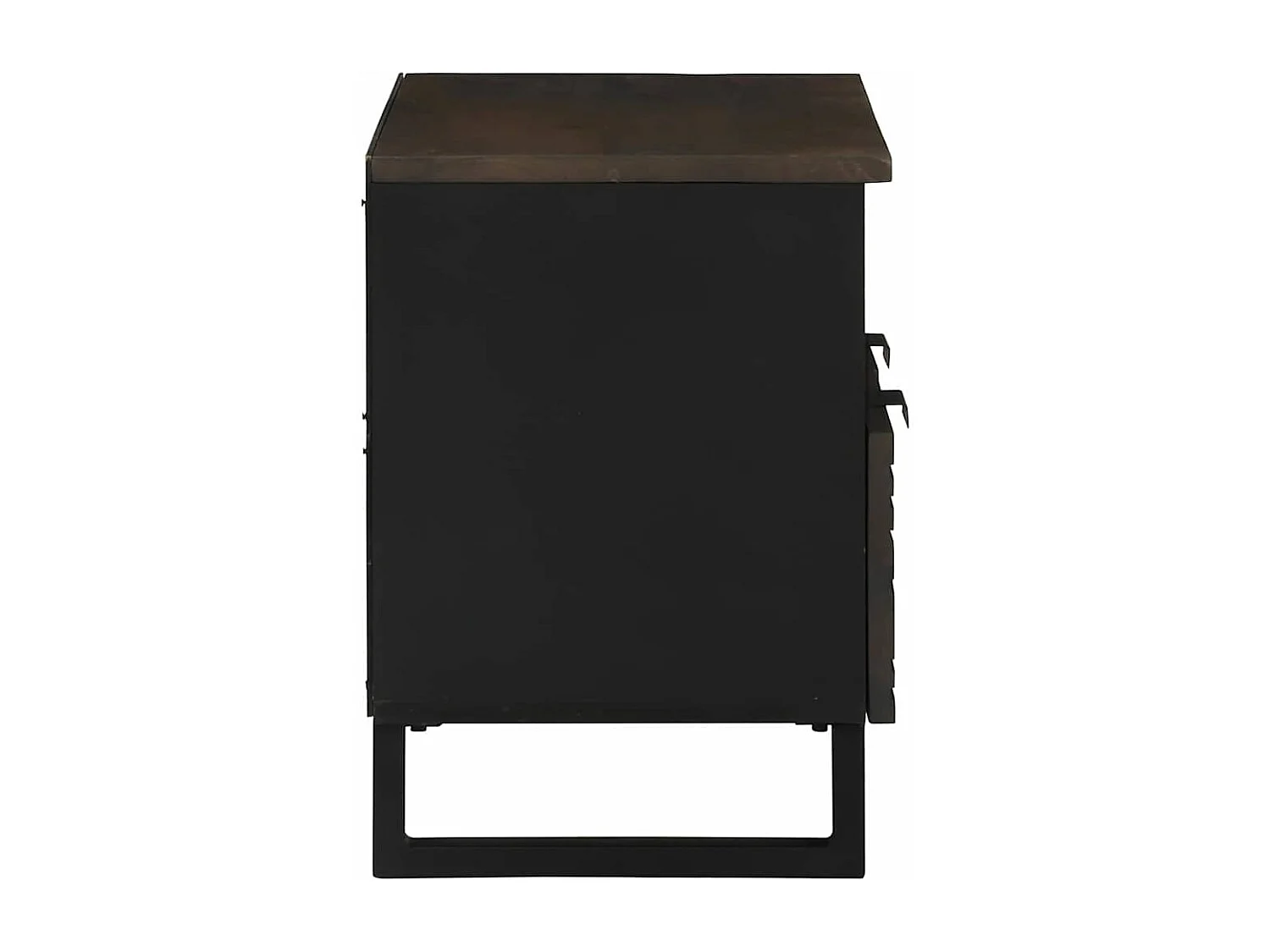 Meuble TV Marron 70 x 33 x 46 cm bois de manguier massif