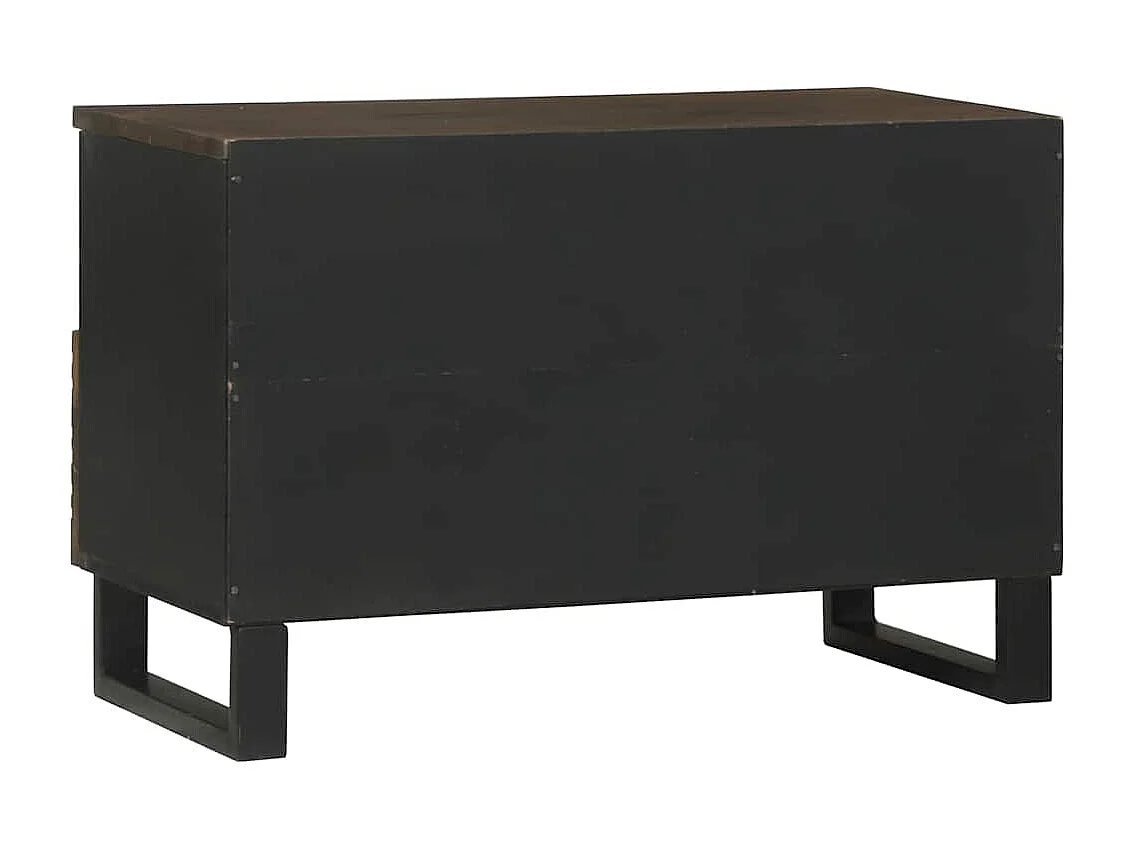 Meuble TV Marron 70 x 33 x 46 cm bois de manguier massif