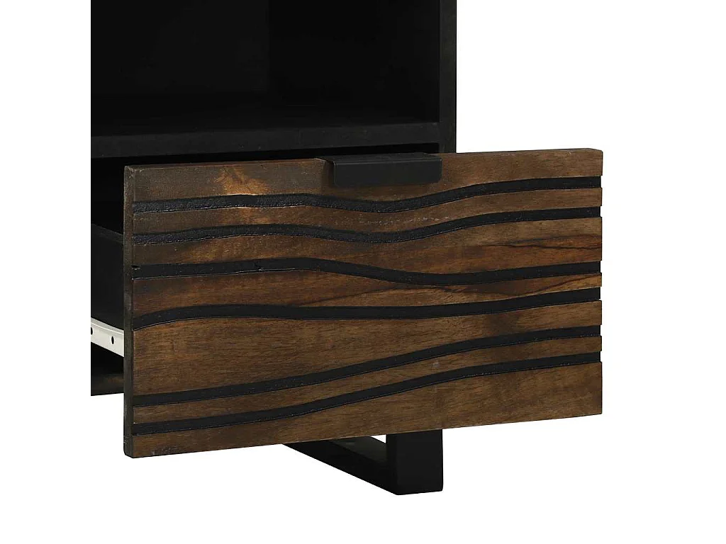 Meuble TV Marron 70 x 33 x 46 cm bois de manguier massif