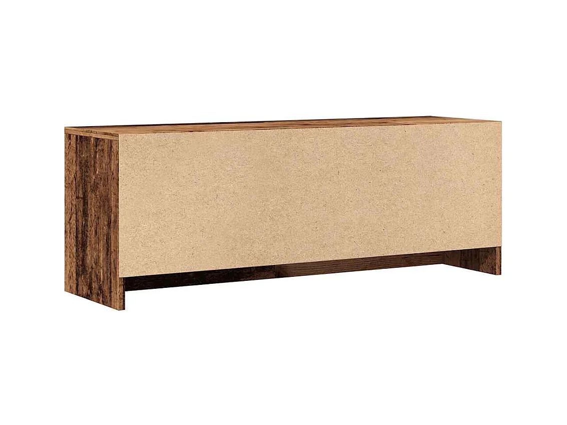 Meuble TV vieux bois 102x30x37,5 cm bois d'ingénierie