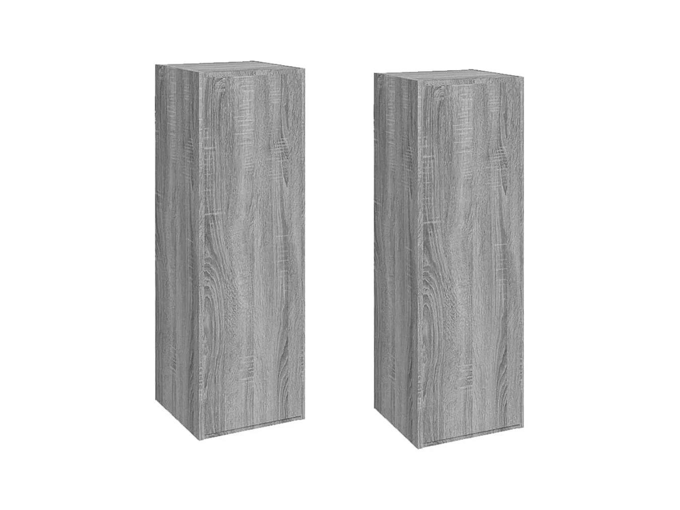 Mueble de TV 2 uds madera ingeniería gris Sonoma 30,5x30x90 cm