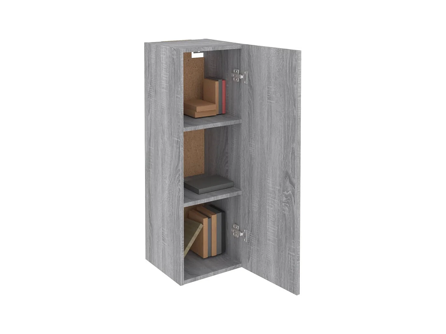 Mueble de TV 2 uds madera ingeniería gris Sonoma 30,5x30x90 cm