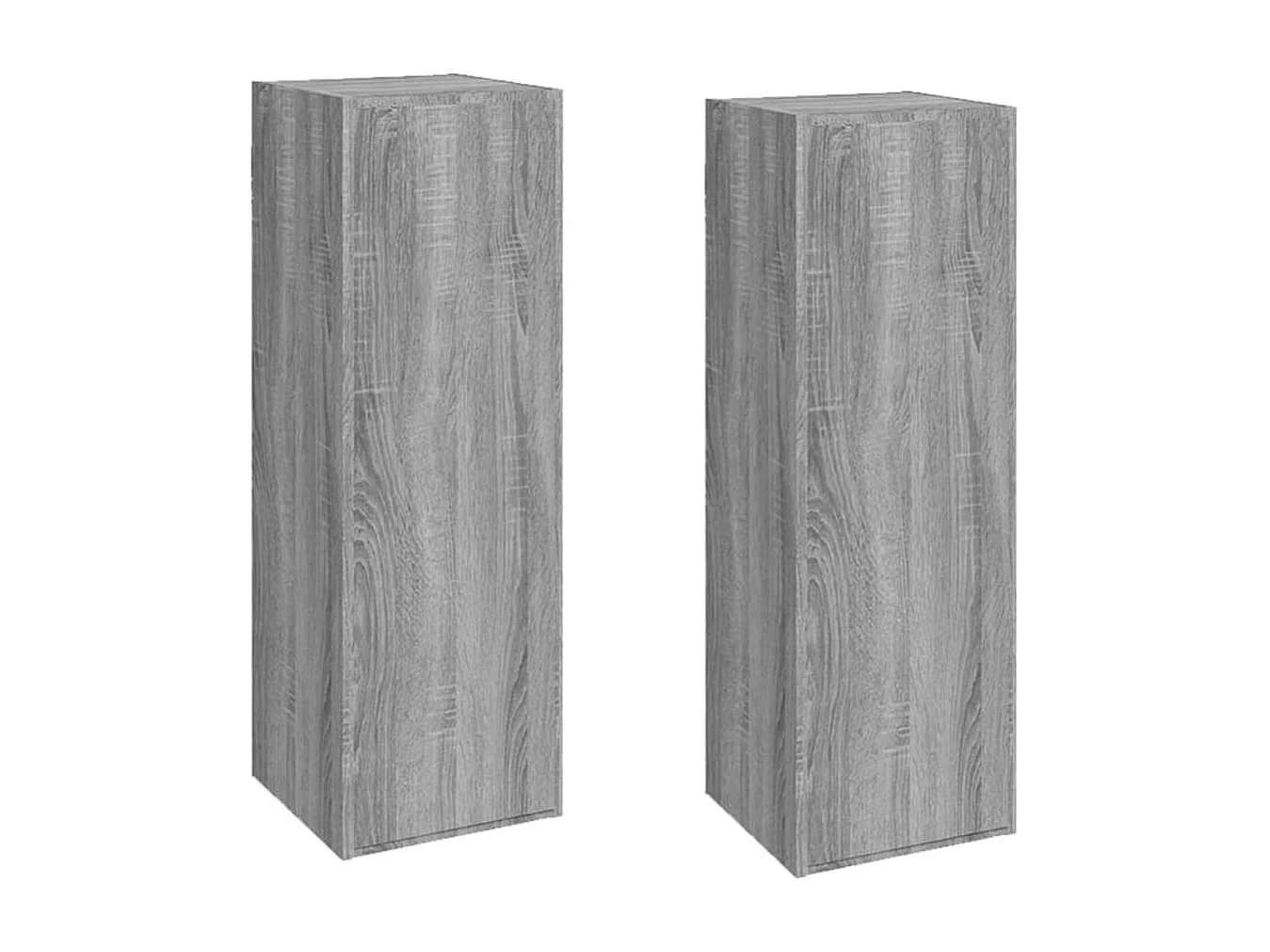 Mueble de TV 2 uds madera ingeniería gris Sonoma 30,5x30x90 cm