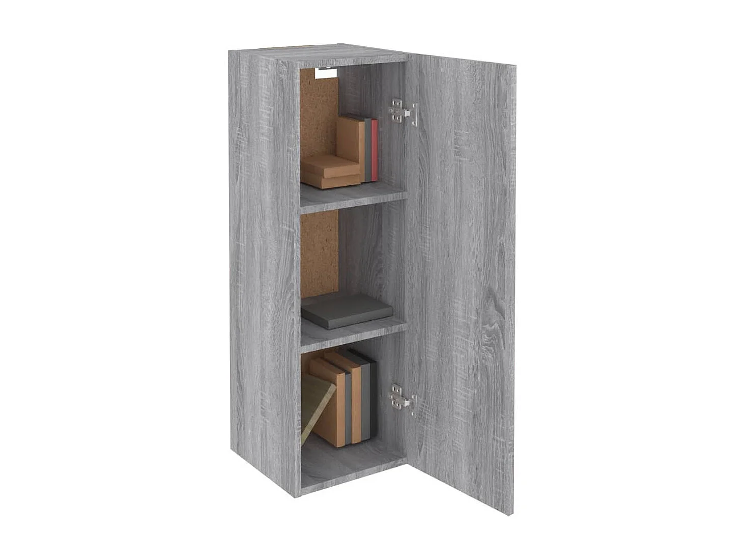 Mueble de TV 2 uds madera ingeniería gris Sonoma 30,5x30x90 cm