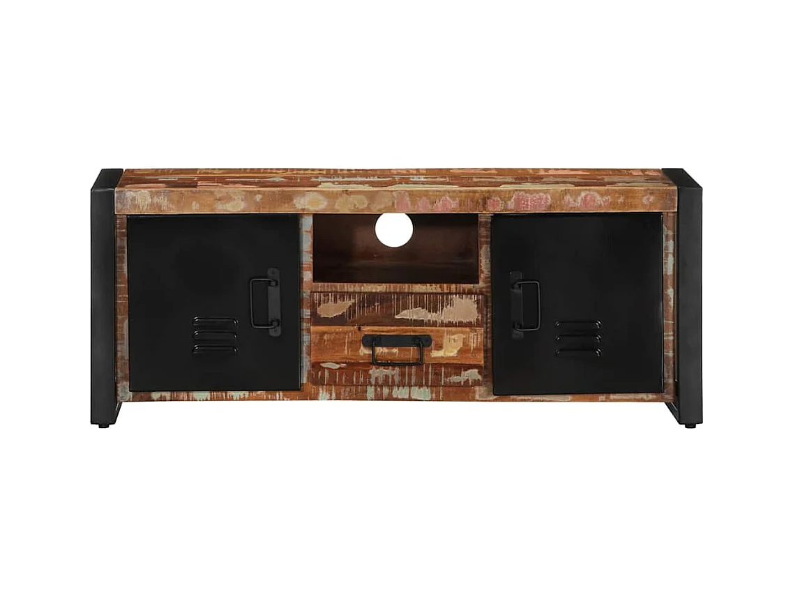 Meuble TV 100x30x40 cm Bois de récupération solide
